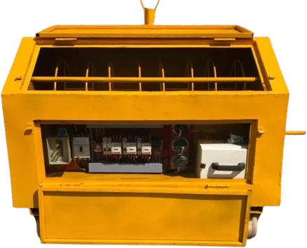 Control trolley for jacks